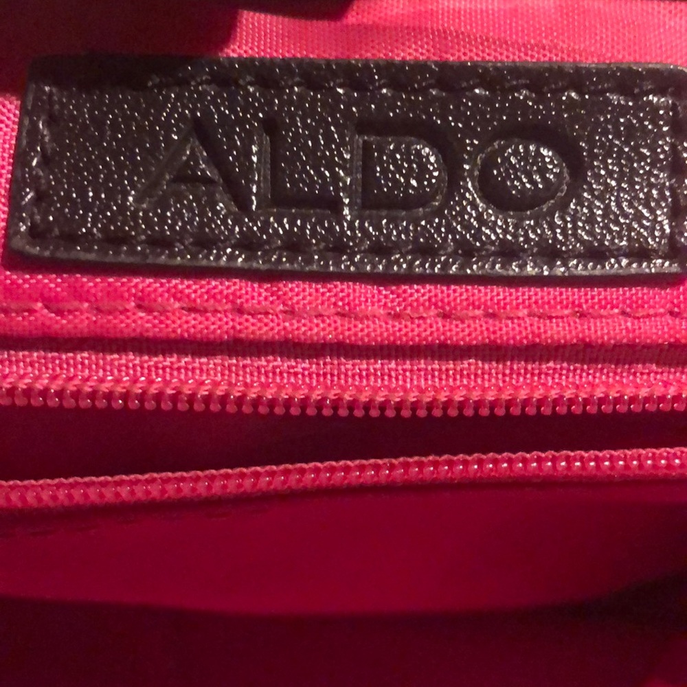 Aldo black hand purse